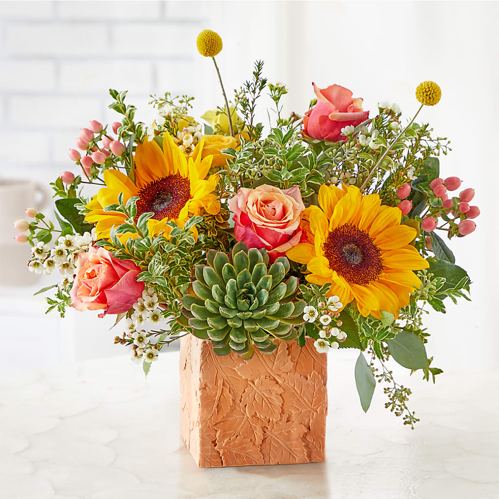 Sunflower Season Bouquet – SARAH'S FLOWERS, Fullerton CA