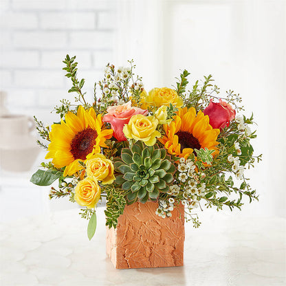 Sunflower Season Bouquet – SARAH'S FLOWERS, Fullerton CA