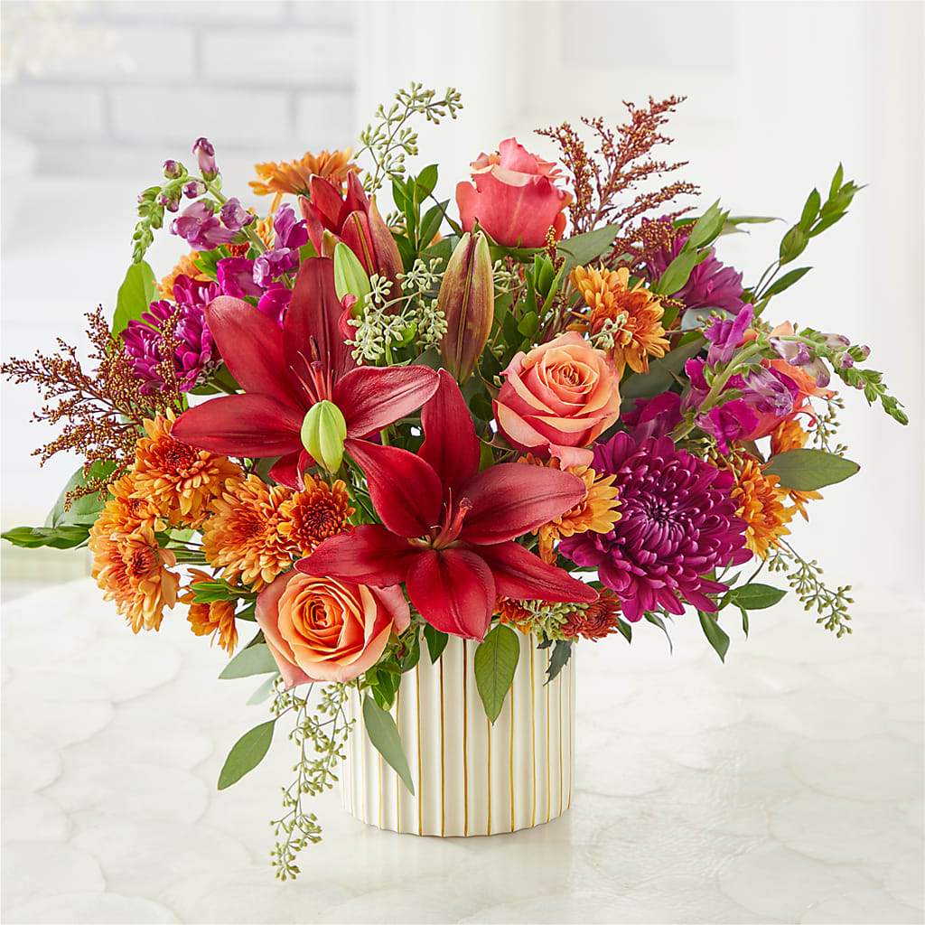 Burgundy Landscape Bouquet – SARAH'S FLOWERS, Fullerton CA