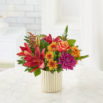 Burgundy Landscape Bouquet – SARAH'S FLOWERS, Fullerton CA