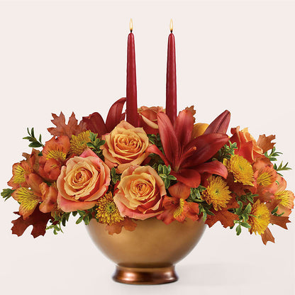 Harvest Table Centerpiece – SARAH'S FLOWERS, Fullerton CA