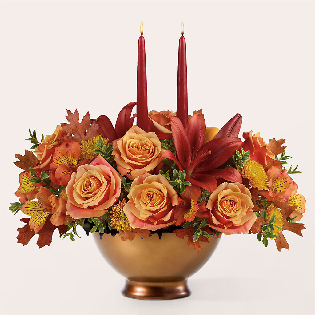 Harvest Table Centerpiece – SARAH'S FLOWERS, Fullerton CA