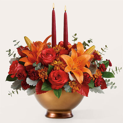Fruits of Fall Centerpiece – SARAH'S FLOWERS, Fullerton CA