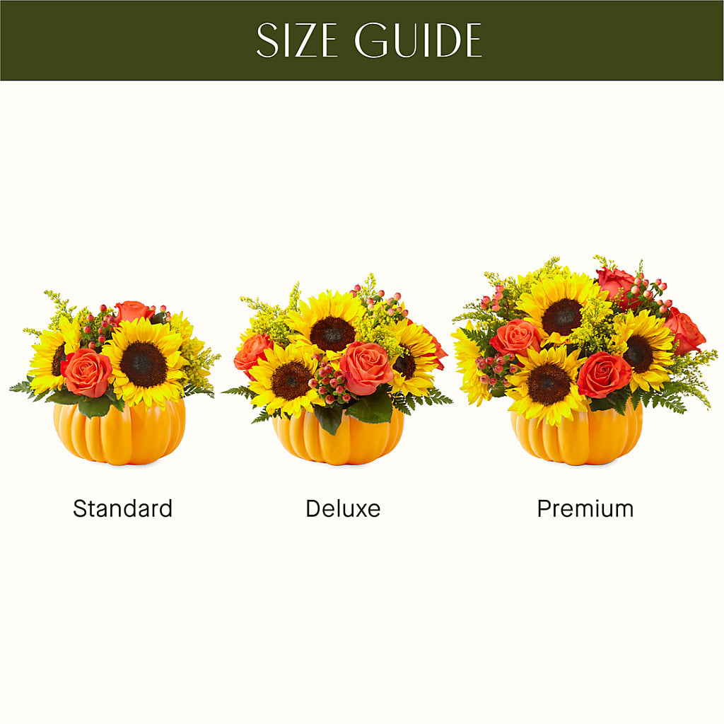 Pick of the Patch Pumpkin Bouquet – SARAH'S FLOWERS, Fullerton CA