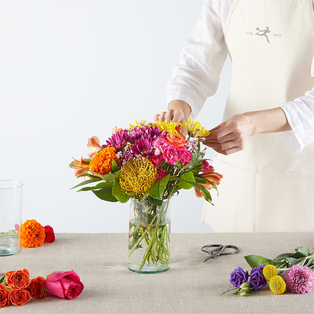 Feast of Color – A Florist Original – SARAH'S FLOWERS, Fullerton CA