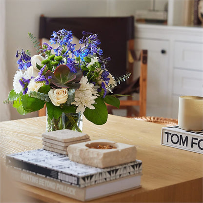 Cerulean Waves Bouquet – SARAH'S FLOWERS, Fullerton CA