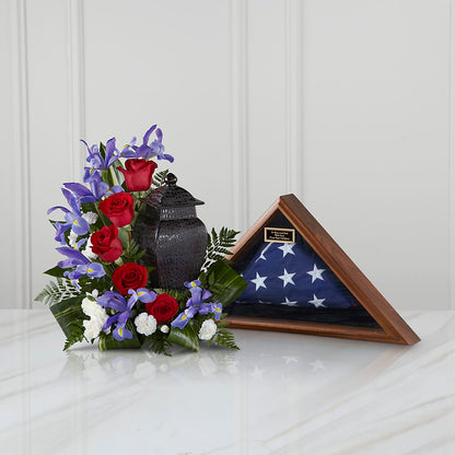 Patriotic Tribute Arrangement – SARAH'S FLOWERS, Fullerton CA