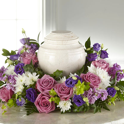 Blooming Sympathy Cremation Adornment – SARAH'S FLOWERS, Fullerton CA