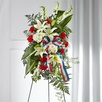 Stars of Life Standing Spray – SARAH'S FLOWERS, Fullerton CA
