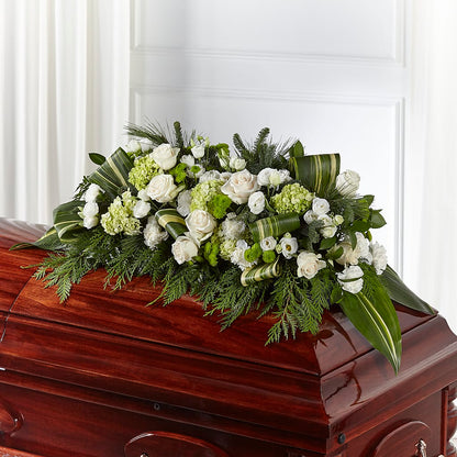 Hopeful Gesture Casket Spray – SARAH'S FLOWERS, Fullerton CA