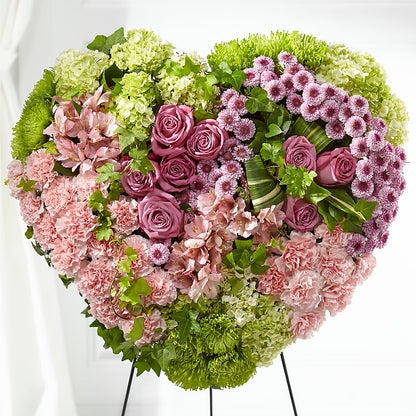 Heartwarming Standing Heart – SARAH'S FLOWERS, Fullerton CA