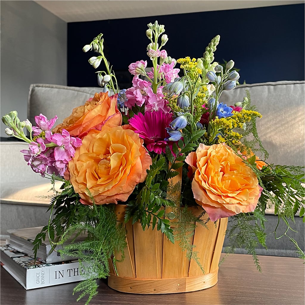 Garden of Life Basket – SARAH'S FLOWERS, Fullerton CA