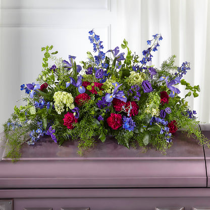 Always Treasured Casket Spray – SARAH'S FLOWERS, Fullerton CA