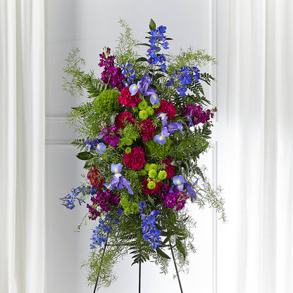 Heavenly Skies Standing Spray – SARAH'S FLOWERS, Fullerton CA