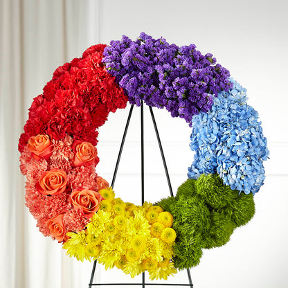Circle of Love Wreath – SARAH'S FLOWERS, Fullerton CA