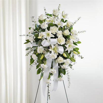 With Care Standing Spray – SARAH'S FLOWERS, Fullerton CA
