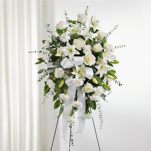 With Care Standing Spray – SARAH'S FLOWERS, Fullerton CA