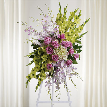 Lasting Legacy Standing Spray – SARAH'S FLOWERS, Fullerton CA