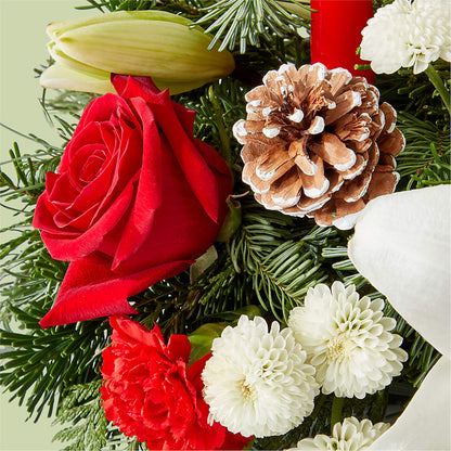 Seasonal Festivities Centerpiece – SARAH'S FLOWERS, Fullerton CA