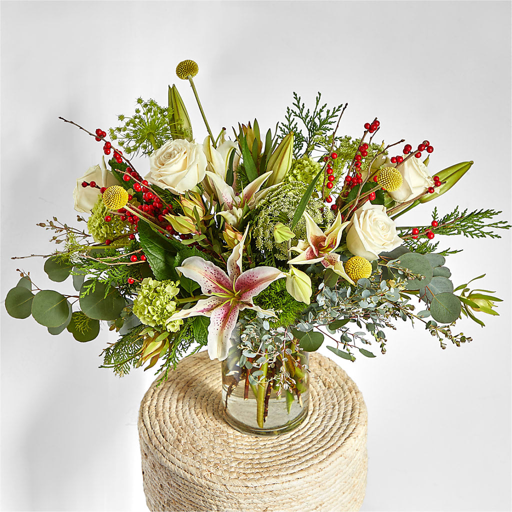 Berry & Bright Bouquet – SARAH'S FLOWERS, Fullerton CA