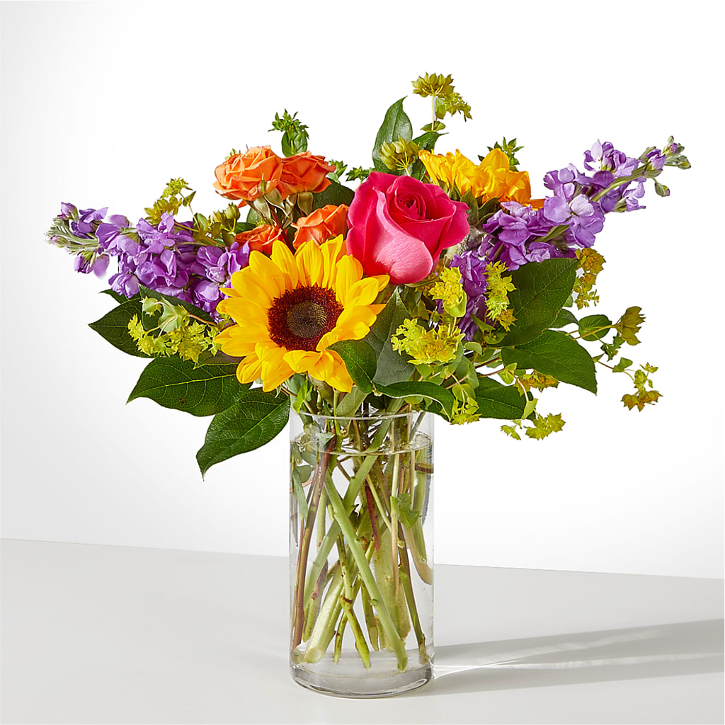 Vibrant Greetings Bouquet – SARAH'S FLOWERS, Fullerton CA