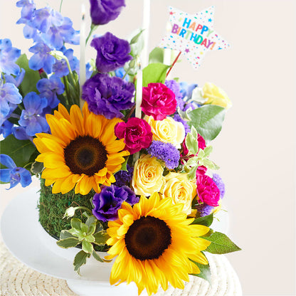 Star of the Day Floral Cake – SARAH'S FLOWERS, Fullerton CA