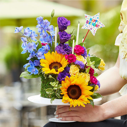 Star of the Day Floral Cake – SARAH'S FLOWERS, Fullerton CA