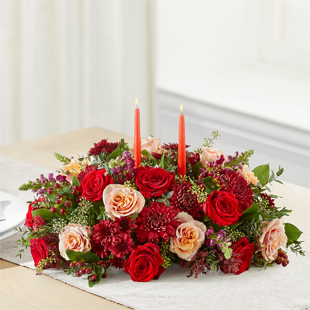 Most Thankful Centerpiece – SARAH'S FLOWERS, Fullerton CA