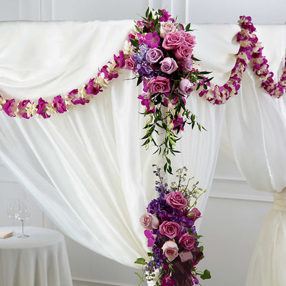 Color & Light Chuppah Decor – SARAH'S FLOWERS, Fullerton CA