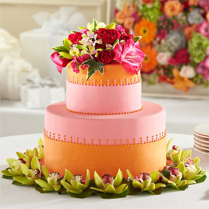 Sweet Citrus Cake Decor – SARAH'S FLOWERS, Fullerton CA