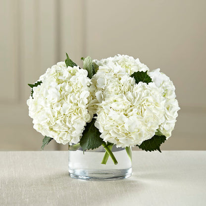 White Hydrangea Bouquet – SARAH'S FLOWERS, Fullerton CA
